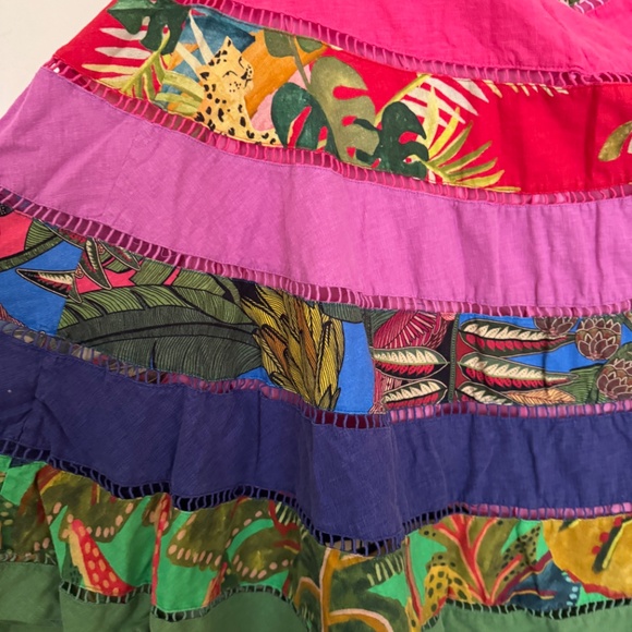 🌴Full Set Farm Rio Crop Top & Skirt Small 💃🏻 - Picture 8 of 11